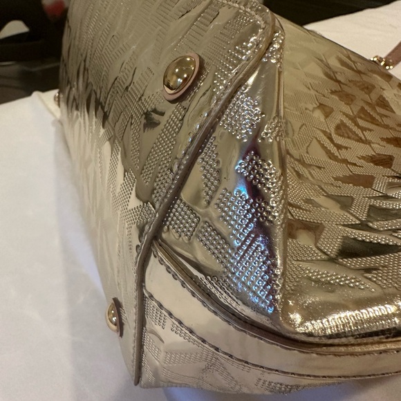 Michael Kors Metallic Gold Tote - Picture 4 of 8
